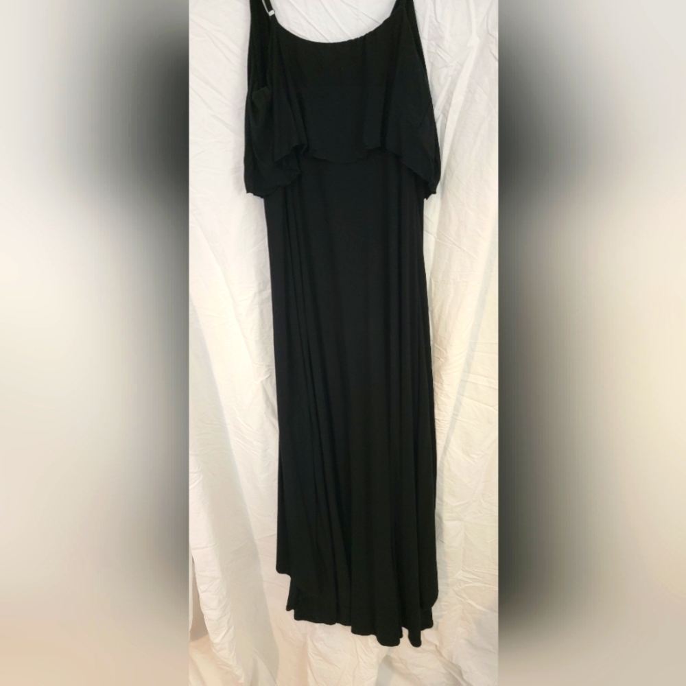Lane Bryant size 14/16 high low maxi dress - black